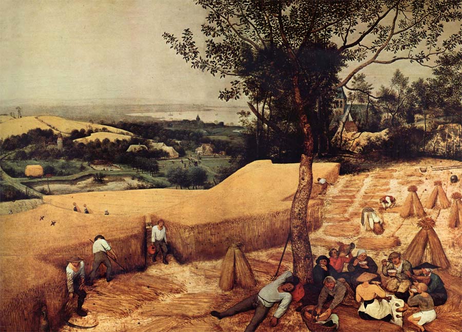 BRUEGEL, Pieter the Elder The Harvesters